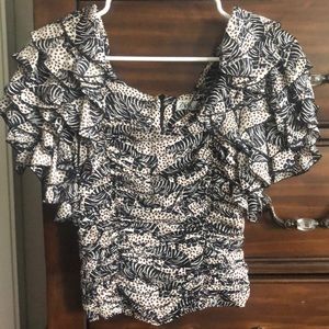 Zara puff sleeve top